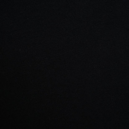 Détail du coton biologique du t-shirt Santa Maria regular noir
