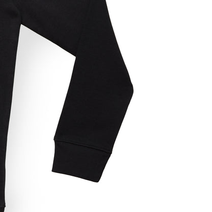 Détail manche du hoodie noir Santa Maria