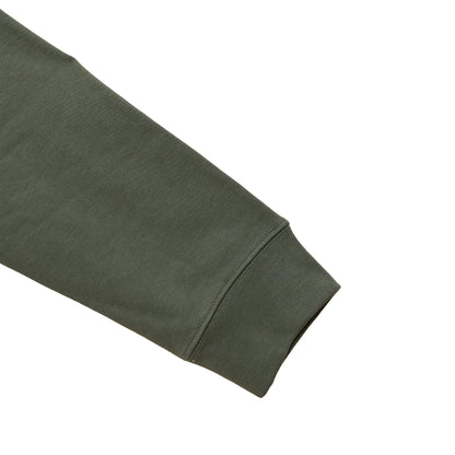 Détail manche veste Santa Maria vert coupe unisexe