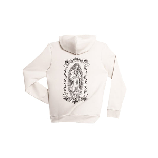 Hoodie natural raw Santa Maria vue arrière avec capuche et coupe décontractée