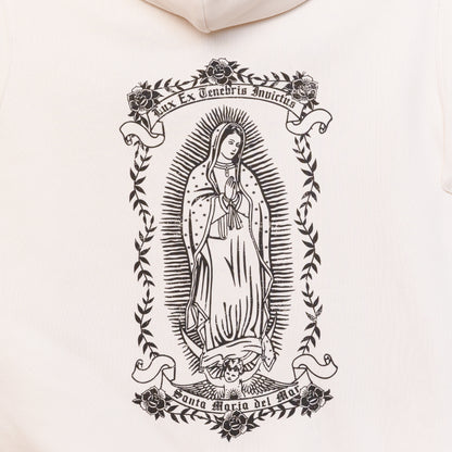 Illustration iconique Santa Maria noire style encadré vintage