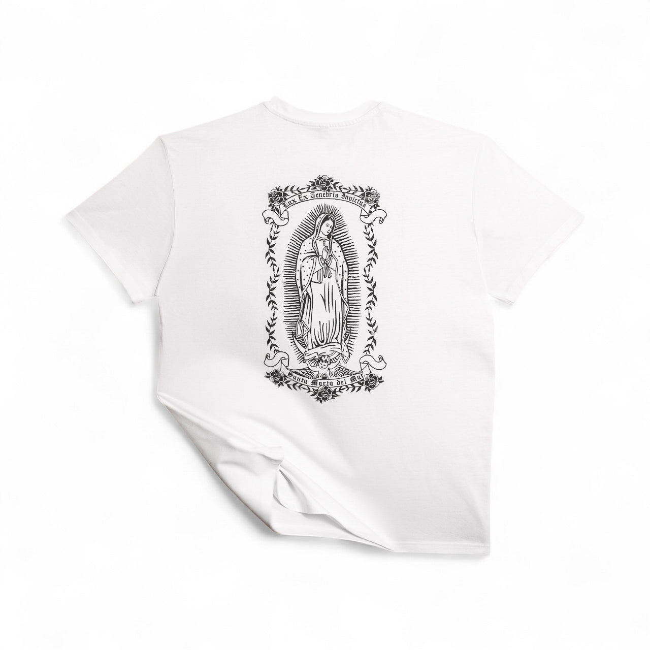 T SHIRT SANTA MARIA OVERSIZE BLANC