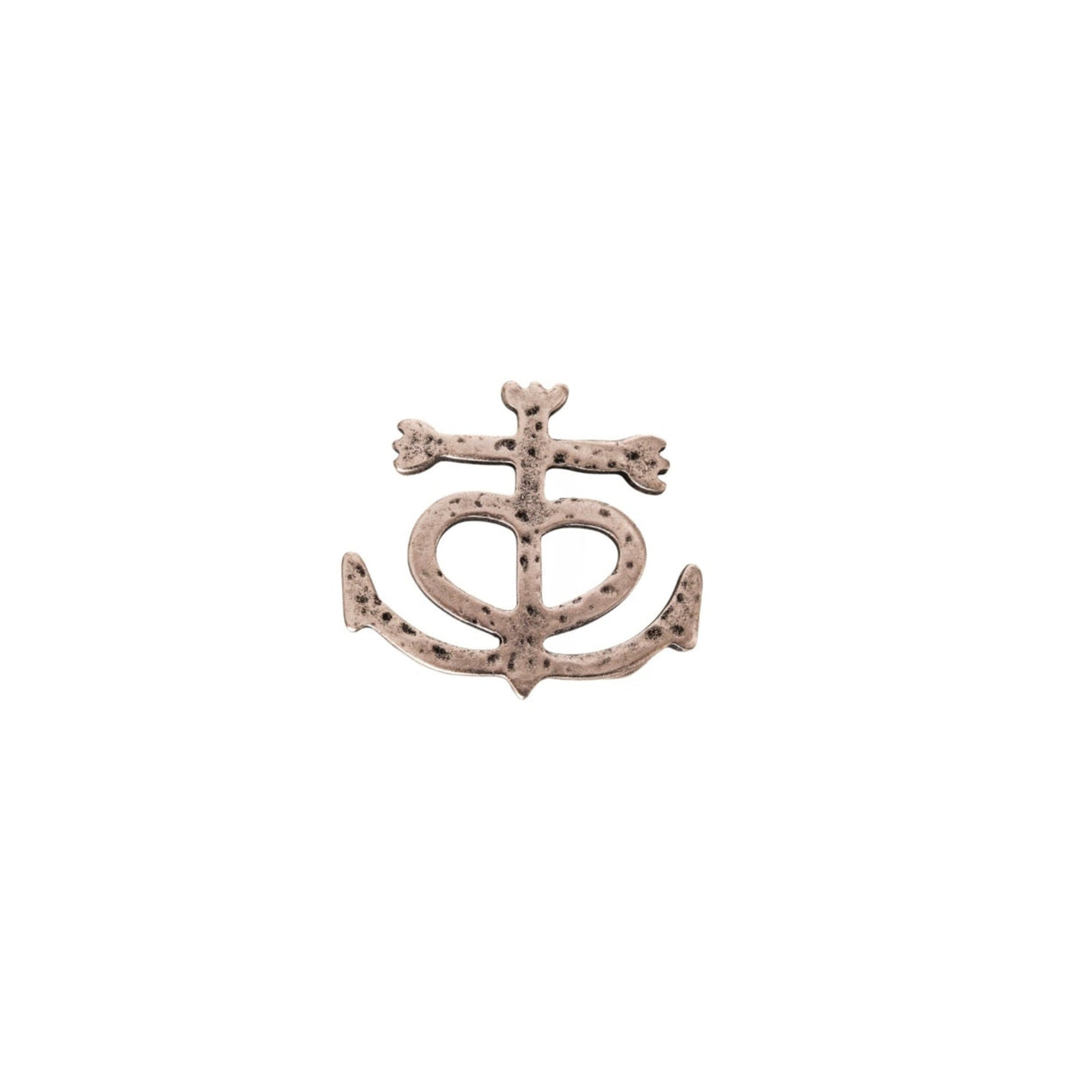 boucle ceinture croix de camargue acier argentée inoxydable artisanale fabrication france