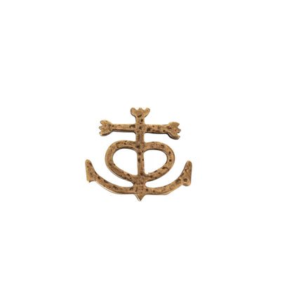 boucle ceinture croix de camargue acier inoxydable artisanale fabrication france