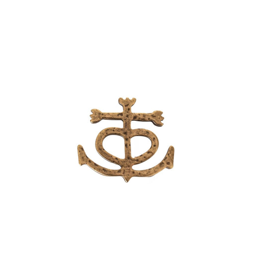 boucle ceinture croix de camargue acier inoxydable artisanale fabrication france