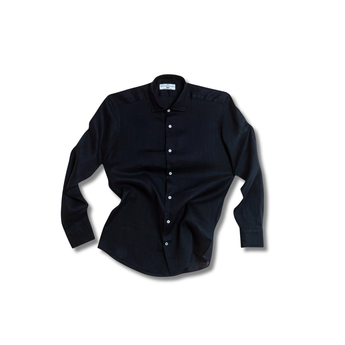 chemise lin bleu marine homme santa maria coupe droite chemise ete elegante lin biologique