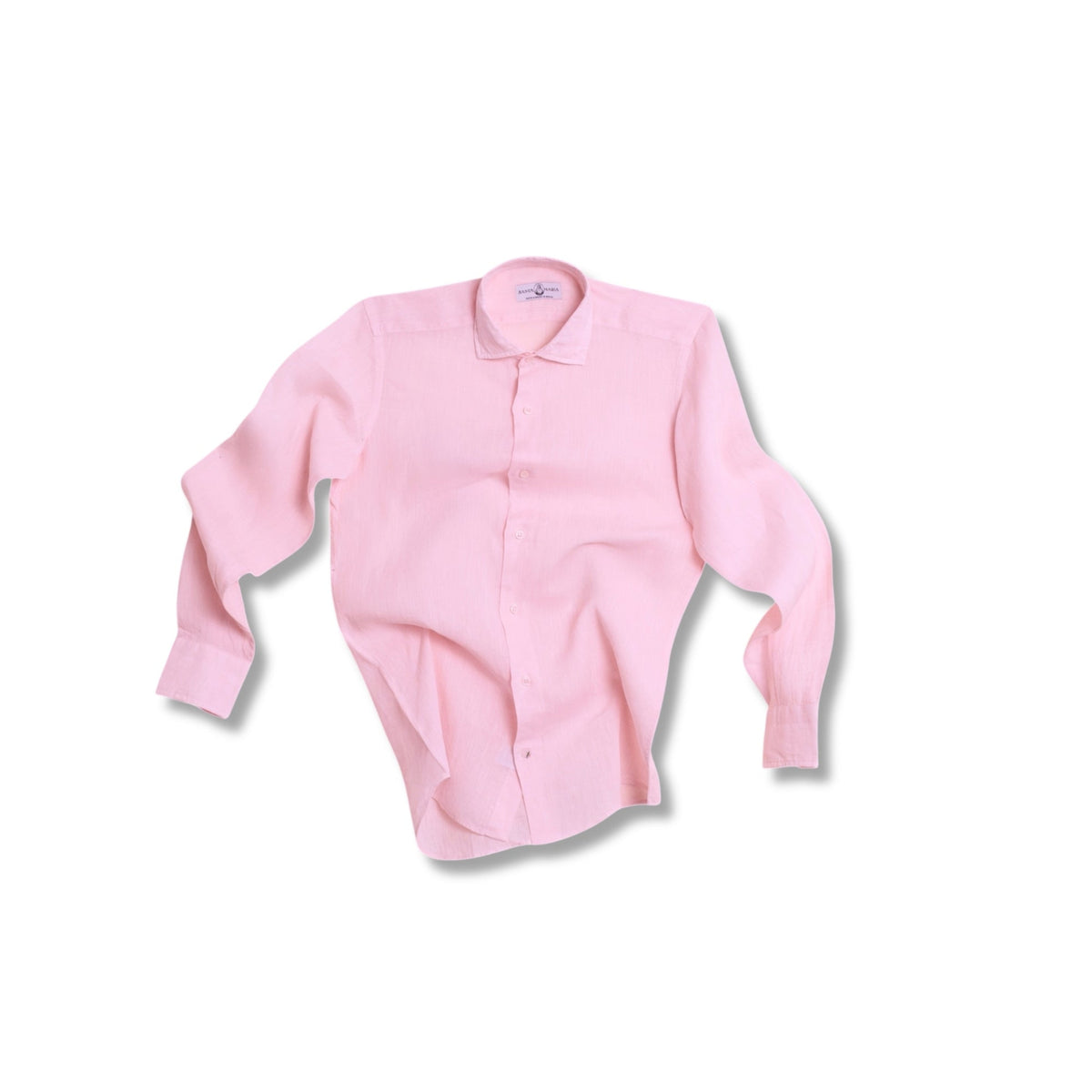 chemise lin rose homme santa maria coupe droite chemise ete elegante lin biologique