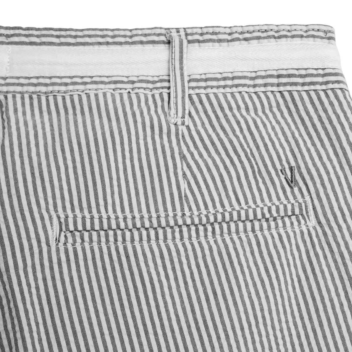 dtail poche arriere pantalon seersuker Santa Maria 