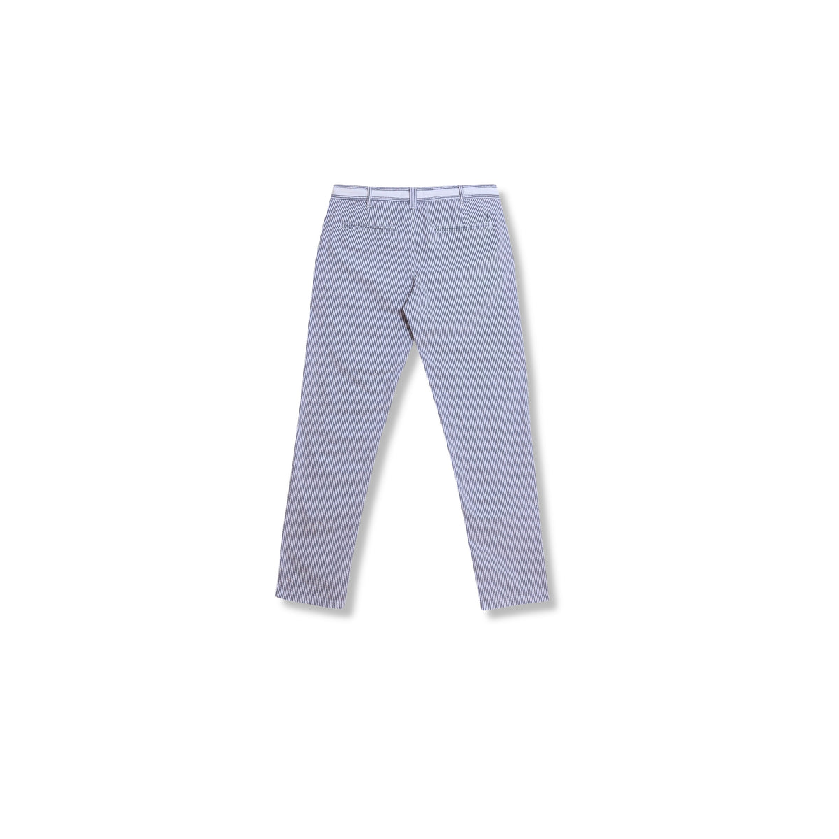 pantalon seersucker homme angle profil style casual pantalon ete leger fabrication france