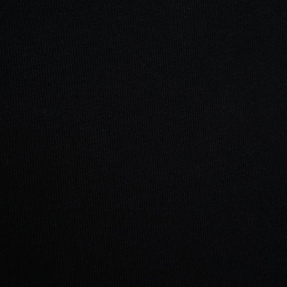 Détail du coton biologique du t-shirt Santa Maria oversize noir
