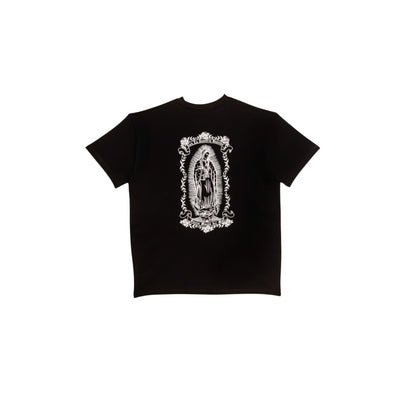 t shirt oversize noir dos coupe large coton biologique t shirt unisexe style moderne