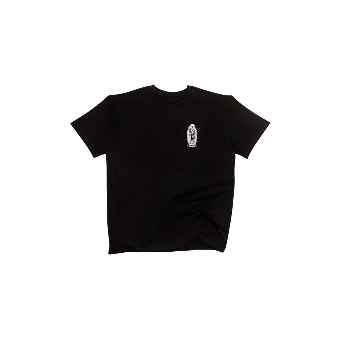 t shirt oversize noir angle profil coton bio vetement unisexe style casual decontracte